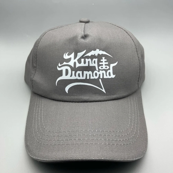 KING Diamond Adjustable Baseball Cap, Grey, One Size, NWOT - Picture 1 of 7